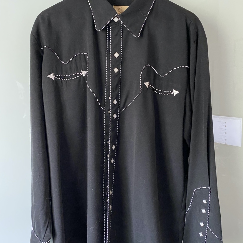 Scully Button Down Western Shirt (Long Sleeve)